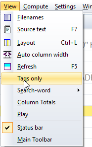 tags_only menu option