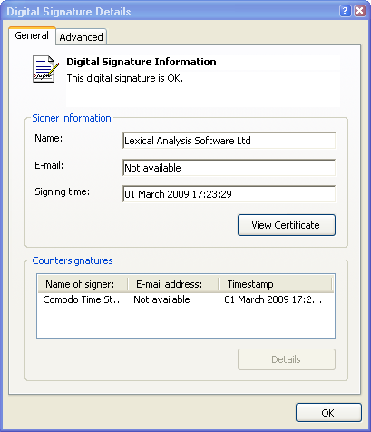digital signature