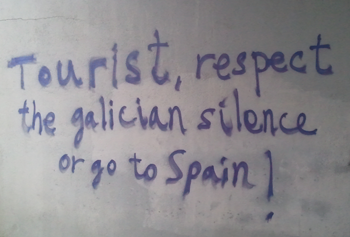 grafitti in Galicia