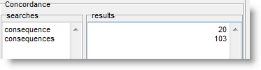 search_statistics_consequence or consequences counted