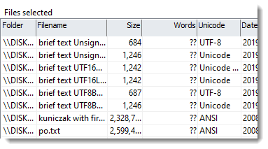 polish text files