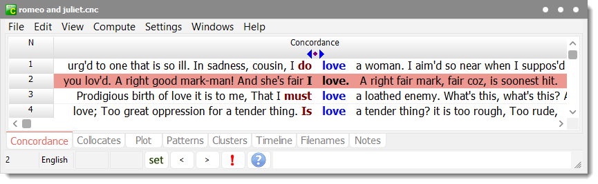 copper concordance