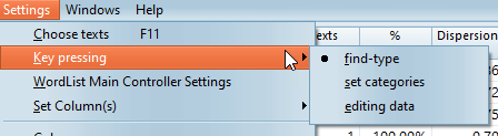 key_press_mode_menu_options