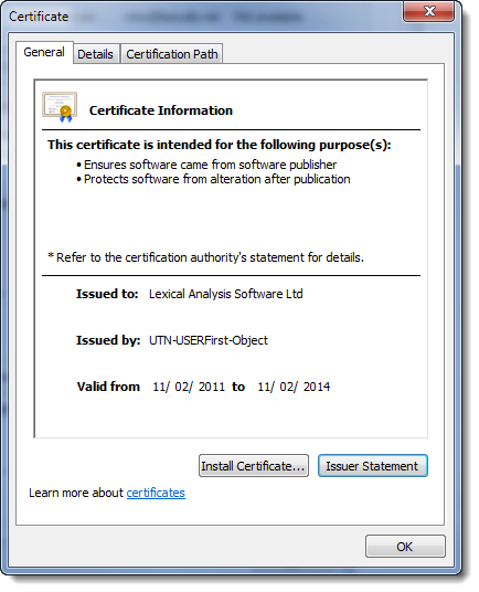 digital certificate