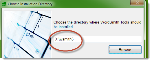 network folder when installing